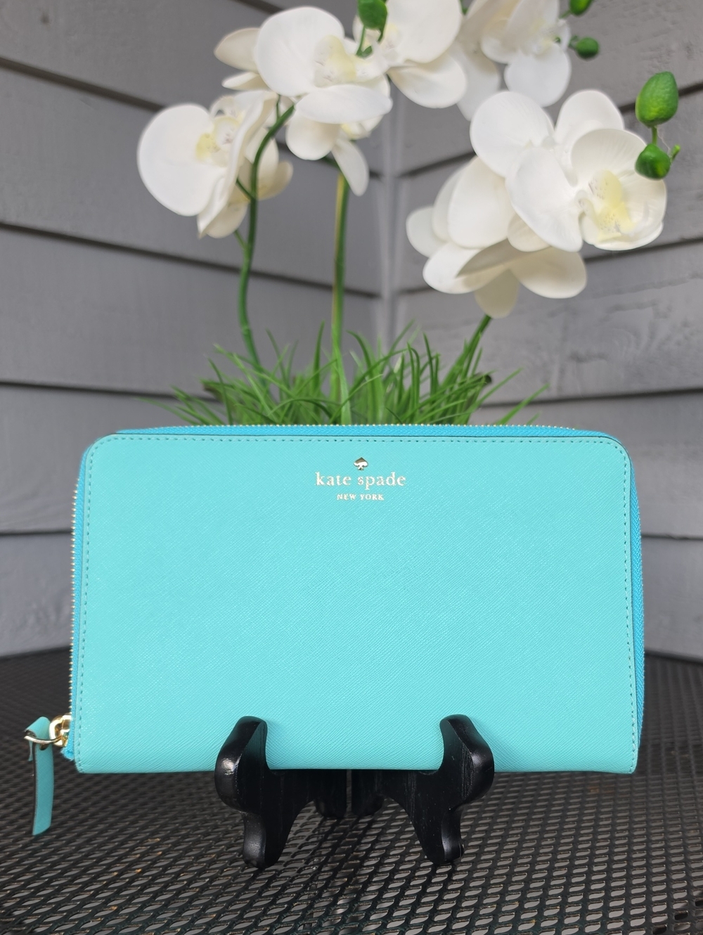 Kate Spade Travel MIKAS Pond Wallet FreshAir